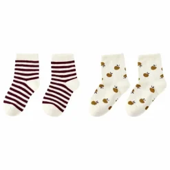 Lot de 2 Paires de Chaussettes Jacquard | Ecru