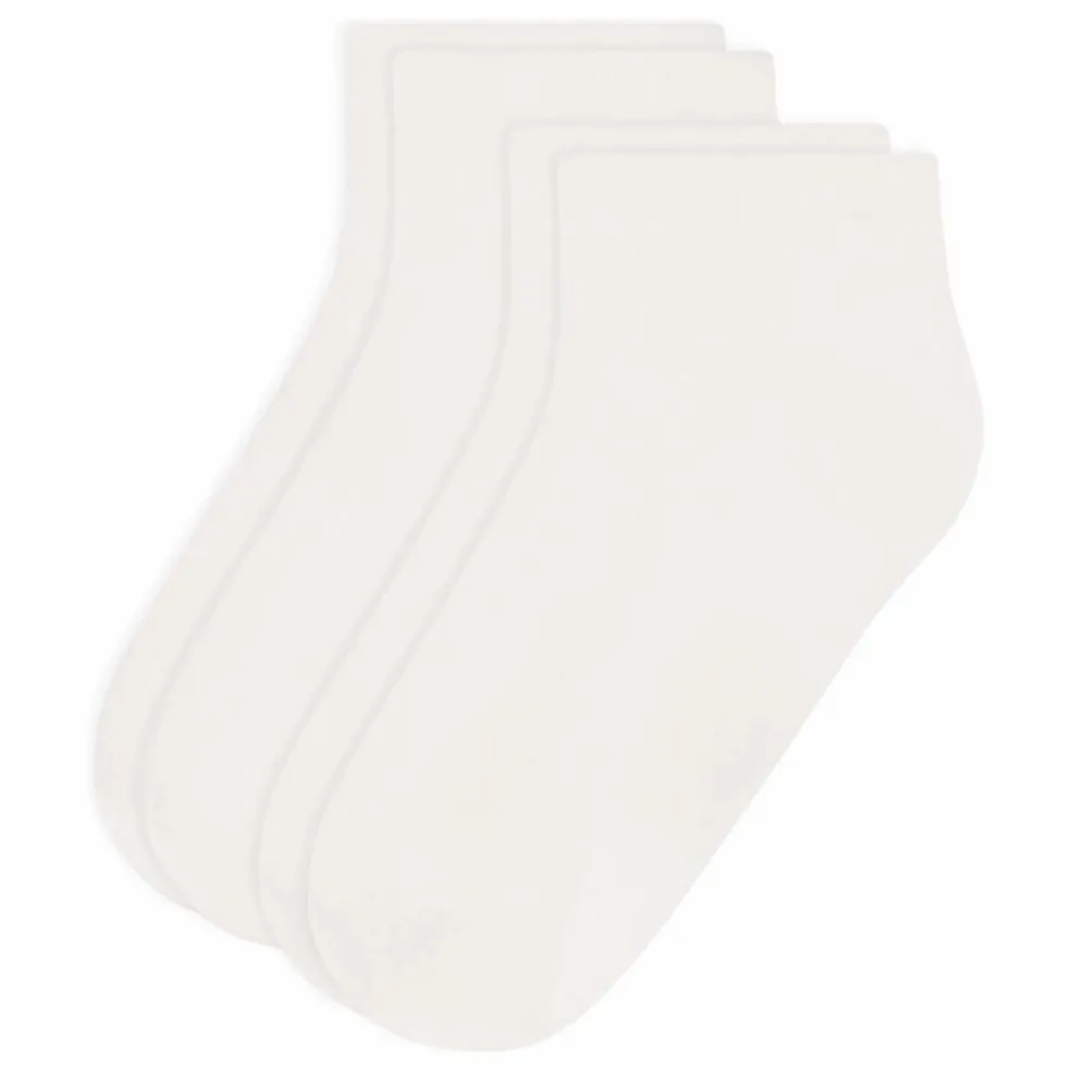 Lot de 2 Paires de Chaussettes Basses | Blanc