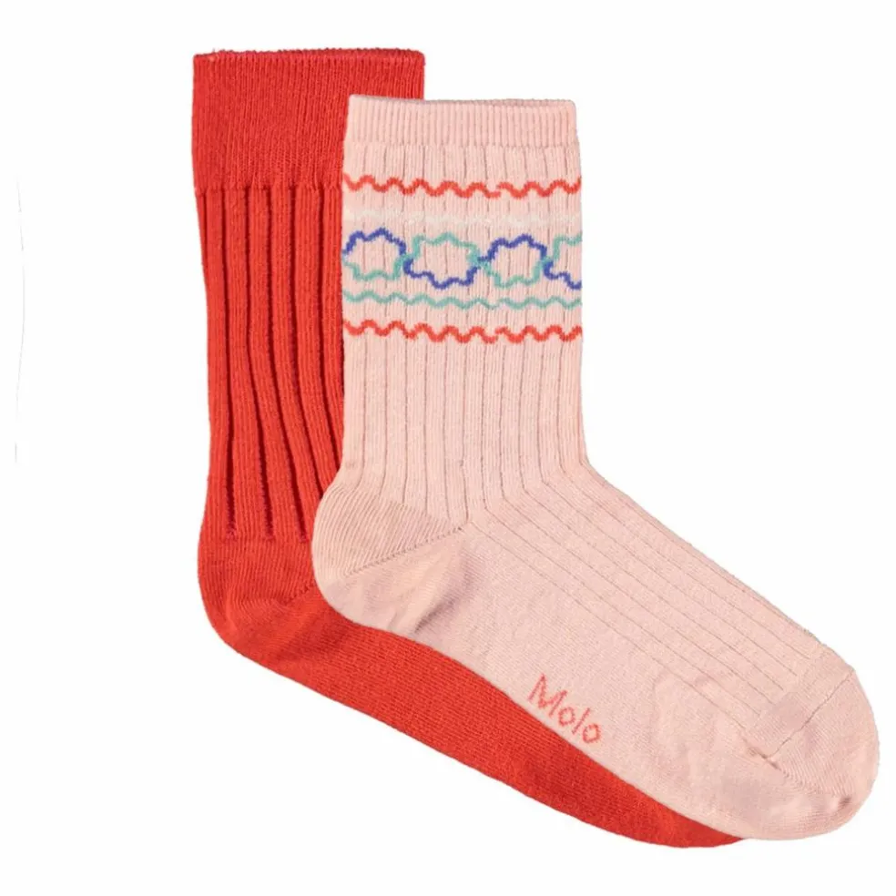 Lot de 2 Paires de Chaussettes Nomi | Rose
