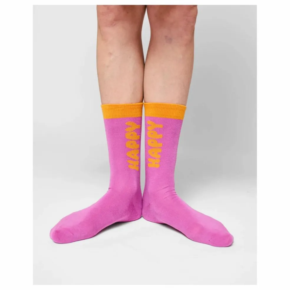 Lot de 3 Paires de Chaussettes Happy Coton Bio - Collection Femme | Vert