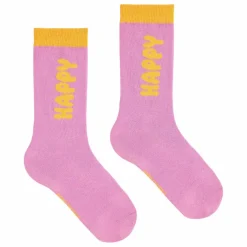 Lot de 3 Paires de Chaussettes Happy Coton Bio - Collection Femme | Vert