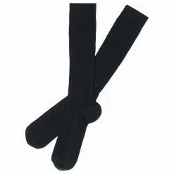 Lot de 2 Paires de Mi-Bas Côtelés Laine - Collection Femme | Bleu marine