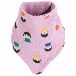 Lot Pyjama Lange et Bavoir Pions | Lilas