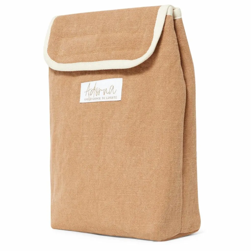 Lunch bag isotherme en lin | Terracotta