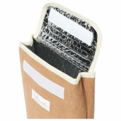 Lunch bag isotherme en lin | Terracotta