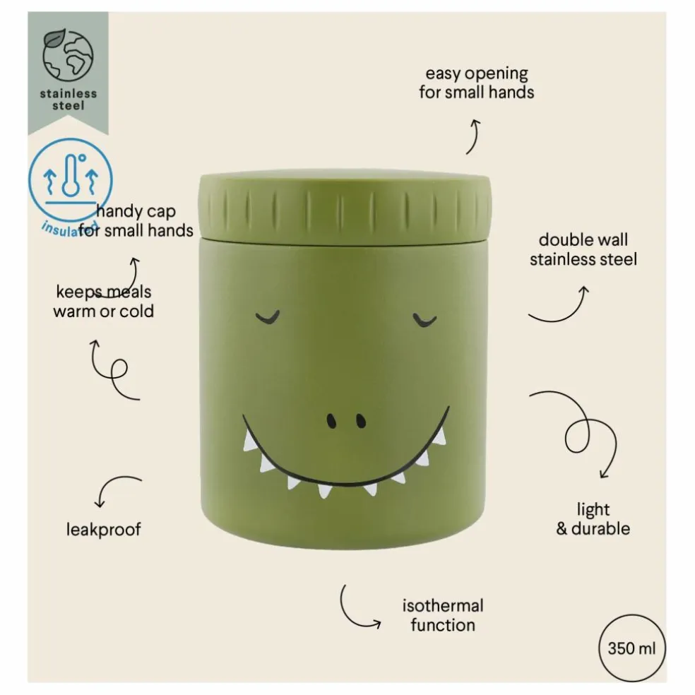 Lunch box isotherme 350 ml Mr Dino | Vert