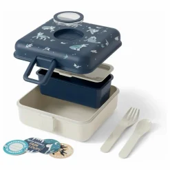 Lunch box Snacky Loup | Bleu
