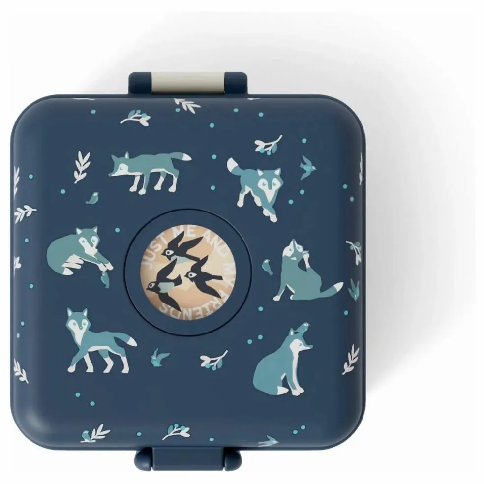 Lunch box Snacky Loup | Bleu