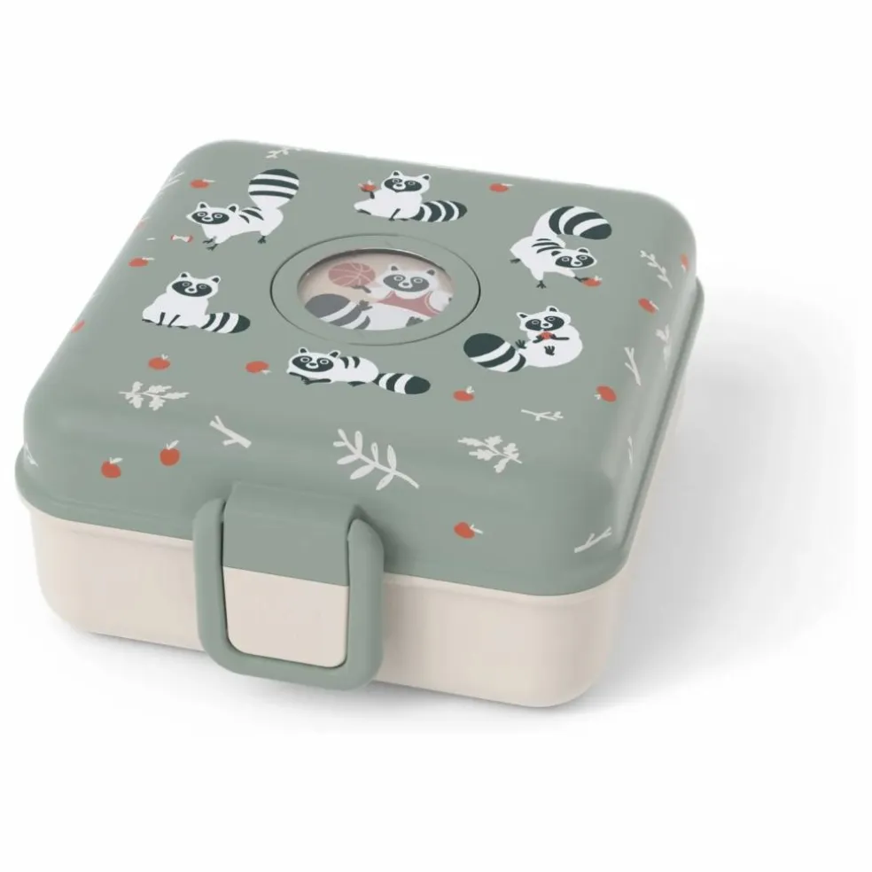 Lunch box Snacky Raton Laveur | Vert