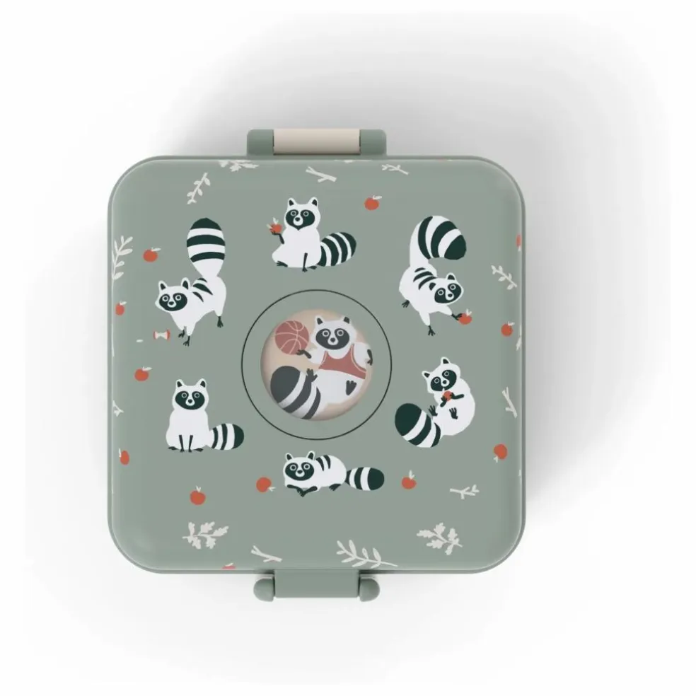 Lunch box Snacky Raton Laveur | Vert