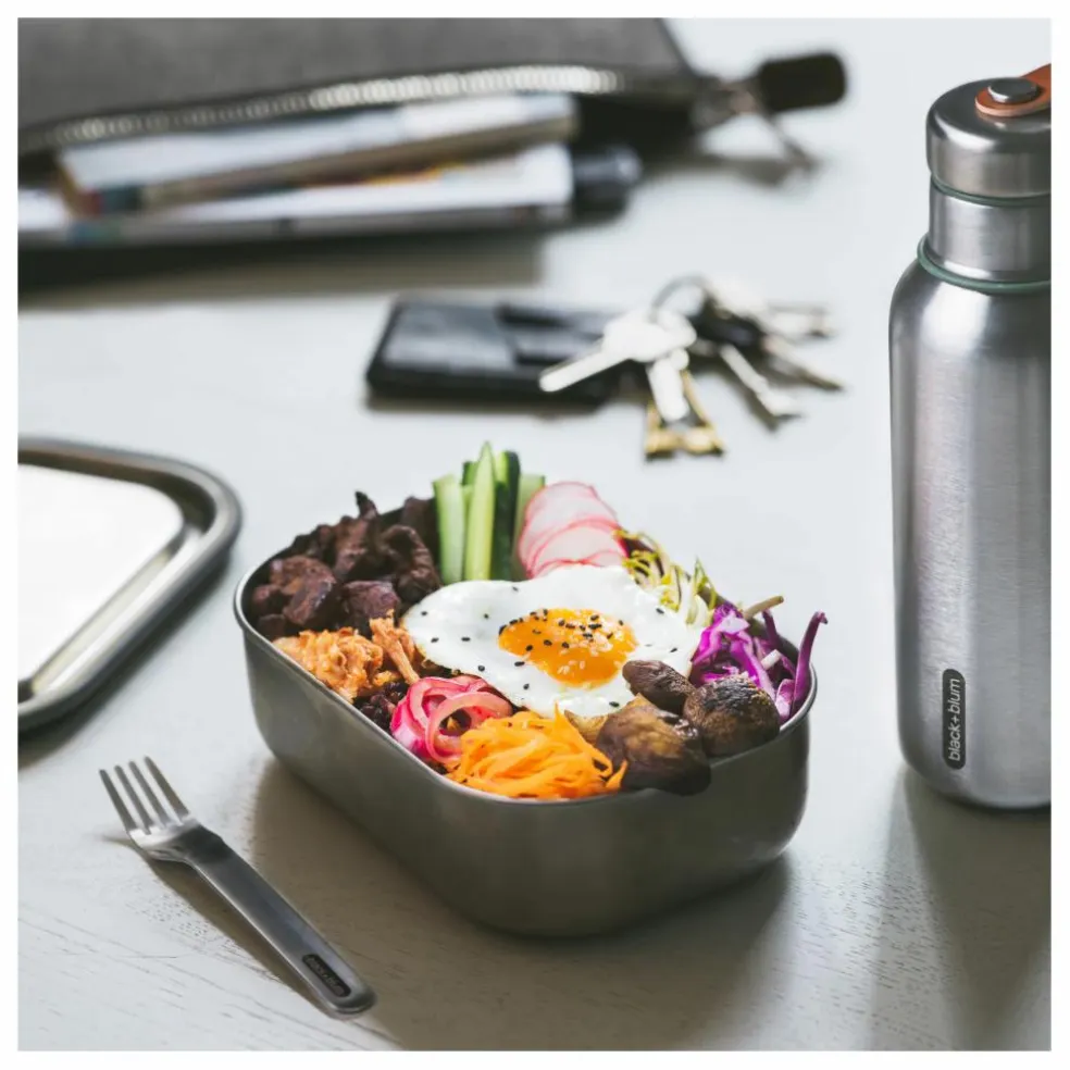 Lunch box Stainless | Bleu