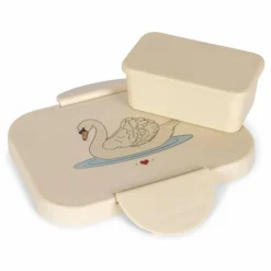 Lunch box Swan | Ecru