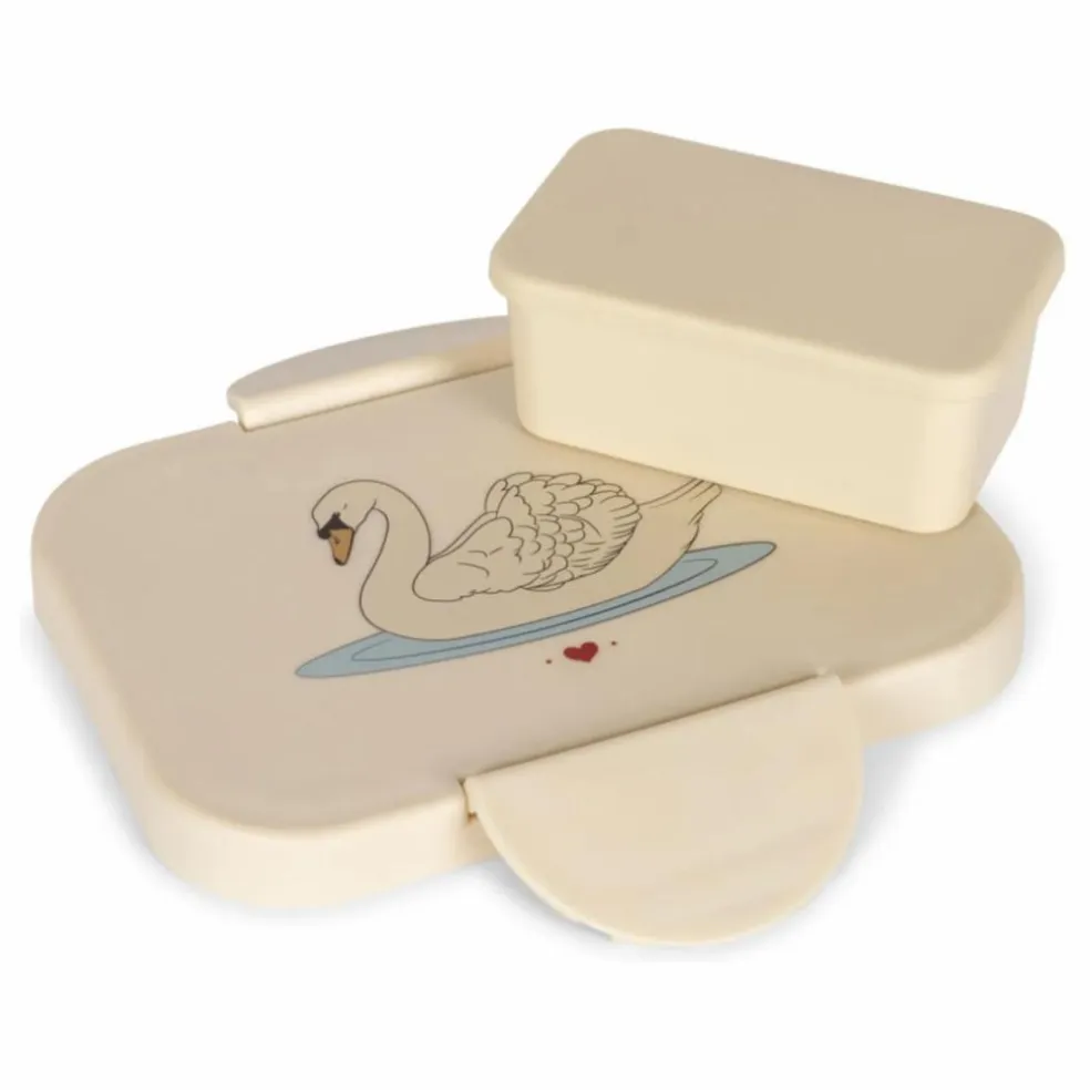 Lunch box Swan | Ecru
