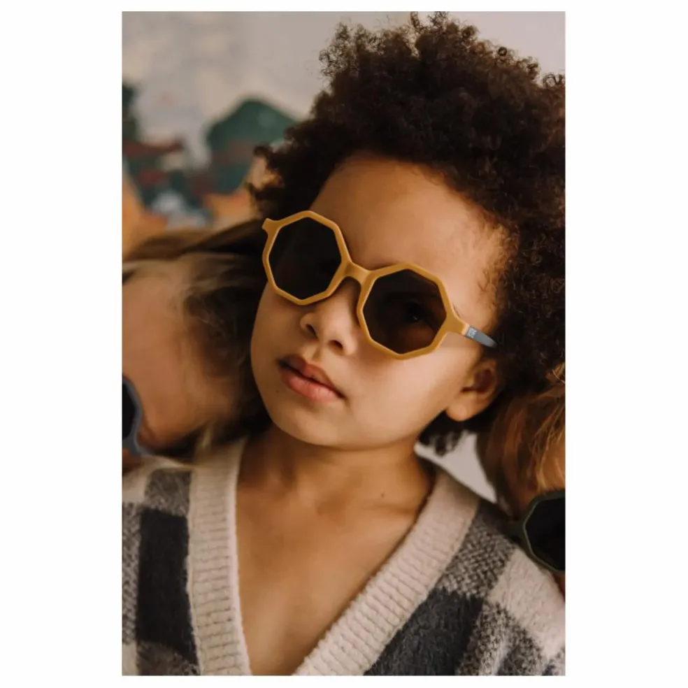 Lunettes de Soleil Tricolore | Jaune moutarde