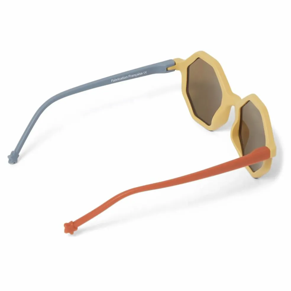 Lunettes de Soleil Tricolore | Jaune moutarde