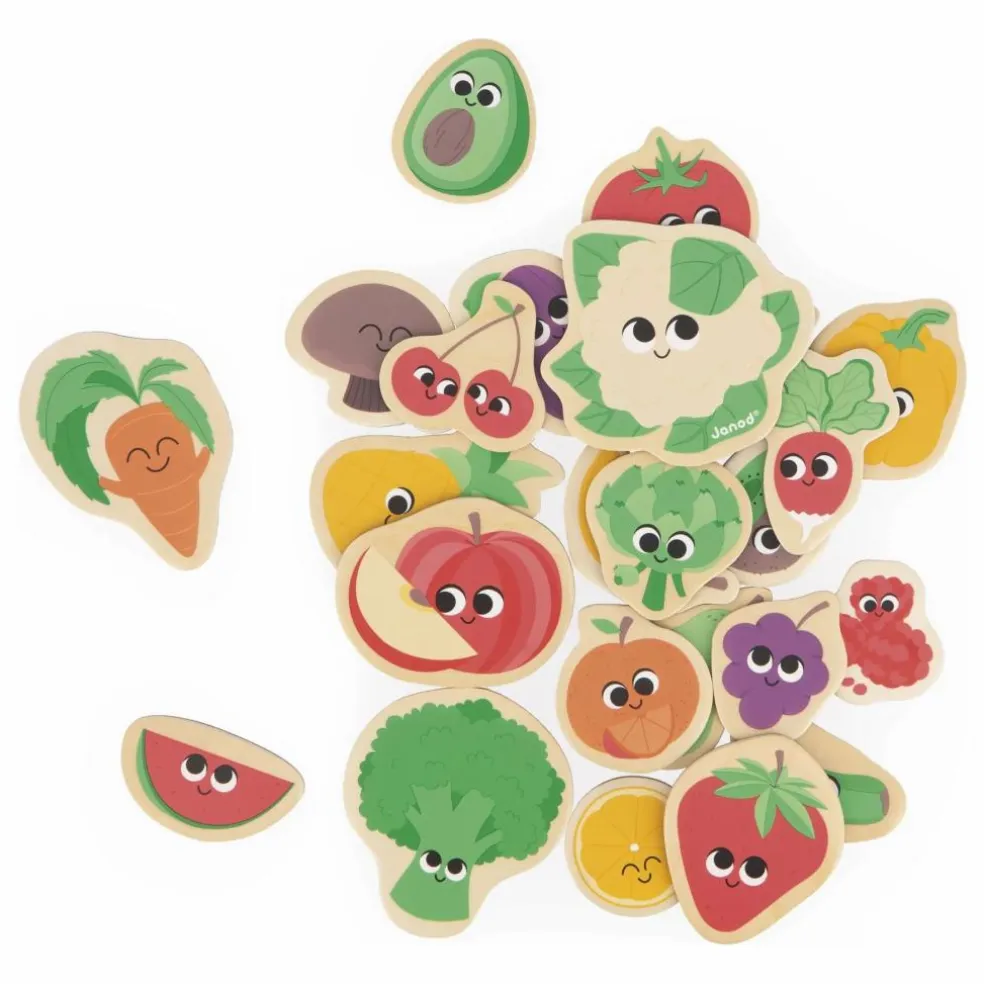 Magnets - Fruits & Légumes - 24 pièces