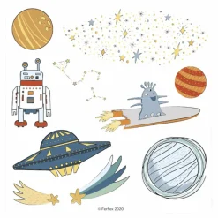 Magnets Espace - Set de 48