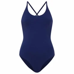 Maillot 1 Pièce Dos Croisé Amy | Bleu indigo
