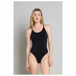 Maillot 1 Pièce Dos Croisé Amy | Noir