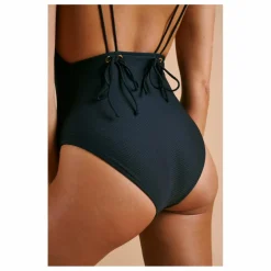 Maillot 1 Pièce Le Piccolo Nid d'Abeille | Noir