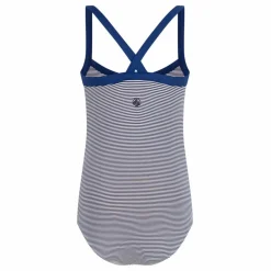 Maillot 1 Pièce Madoc Rayé | Ecru