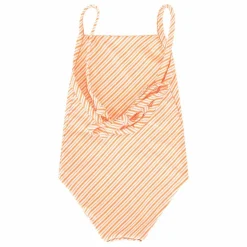 Maillot 1 Pièce Mara Rayé | Corail
