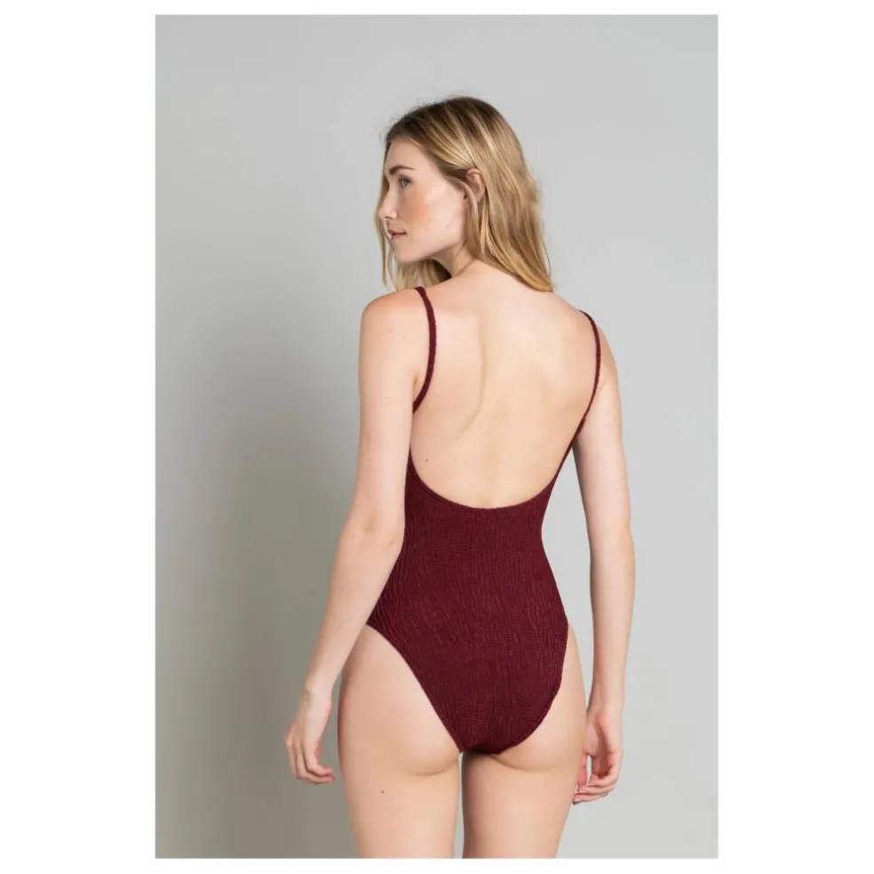 Maillot 1 Pièce Marcia | Aubergine