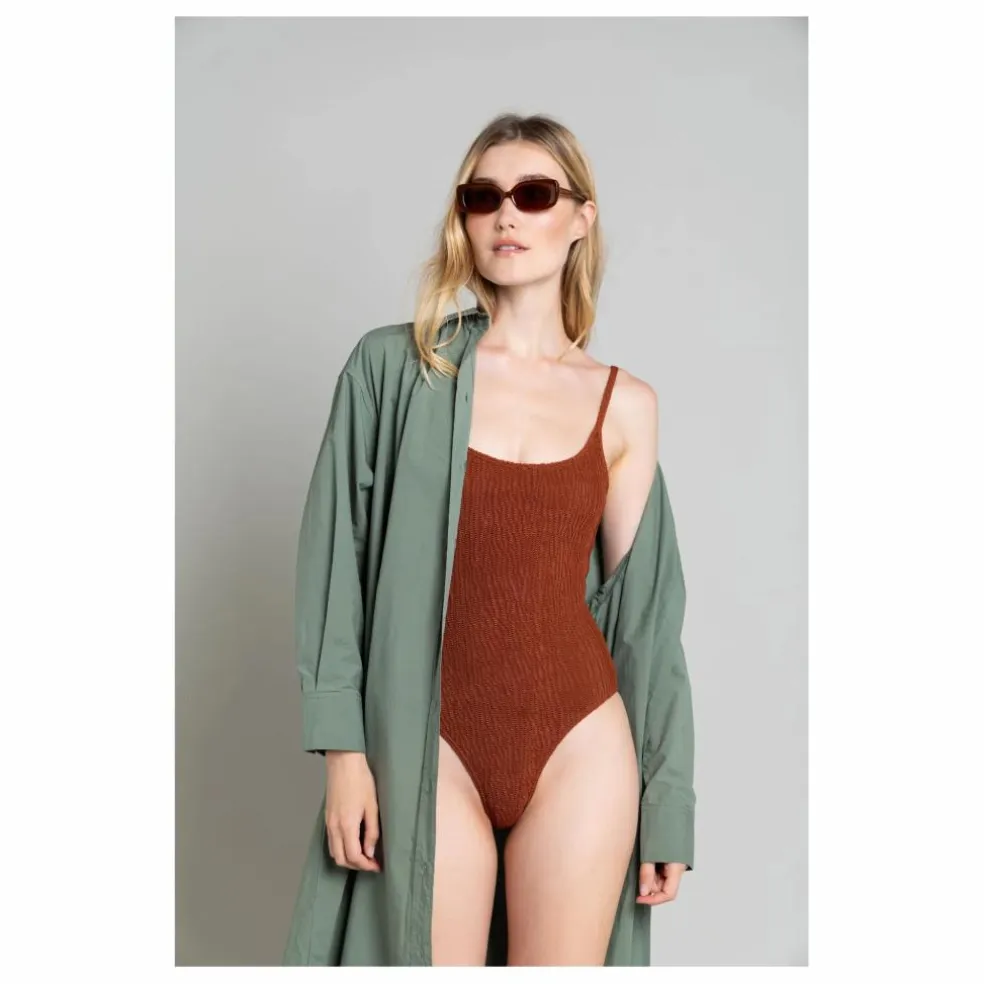 Maillot 1 Pièce Marcia | Terracotta