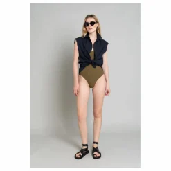 Maillot 1 Pièce Marcia | Vert kaki