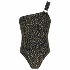Maillot 1 Pièce Tanzania Léopard | Vert kaki