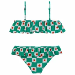 Maillot 2 Pièces Matière Recyclée Tomates | Vert