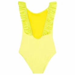 Maillot de Bain 1 Pièce Bora Bora Fibres Recyclées | Jaune citron