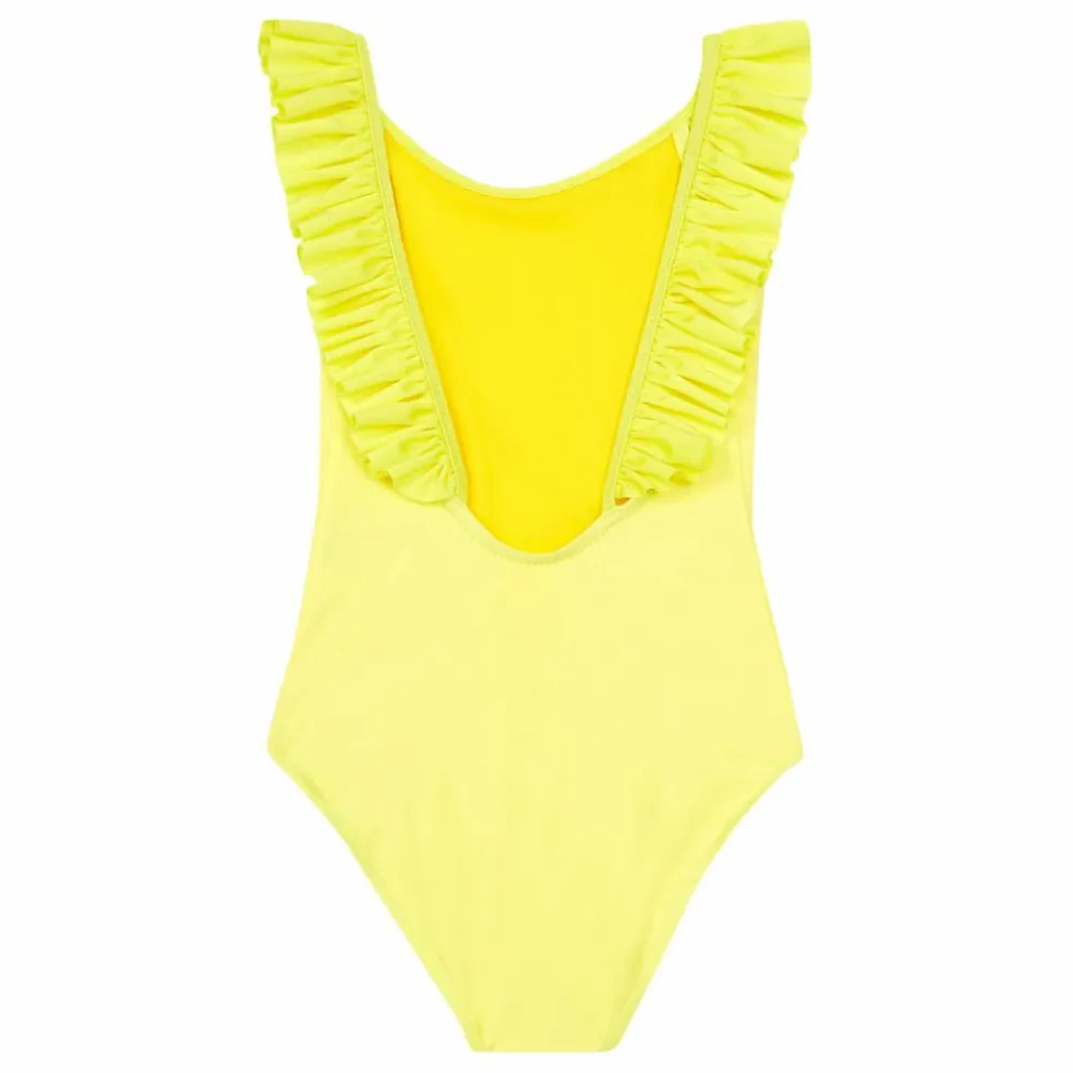 Maillot de Bain 1 Pièce Bora Bora Fibres Recyclées | Jaune citron