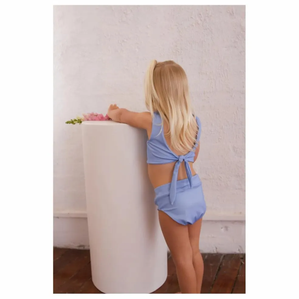 Maillot de Bain 2 pièces Matière Recyclée Arla | Bleu ciel
