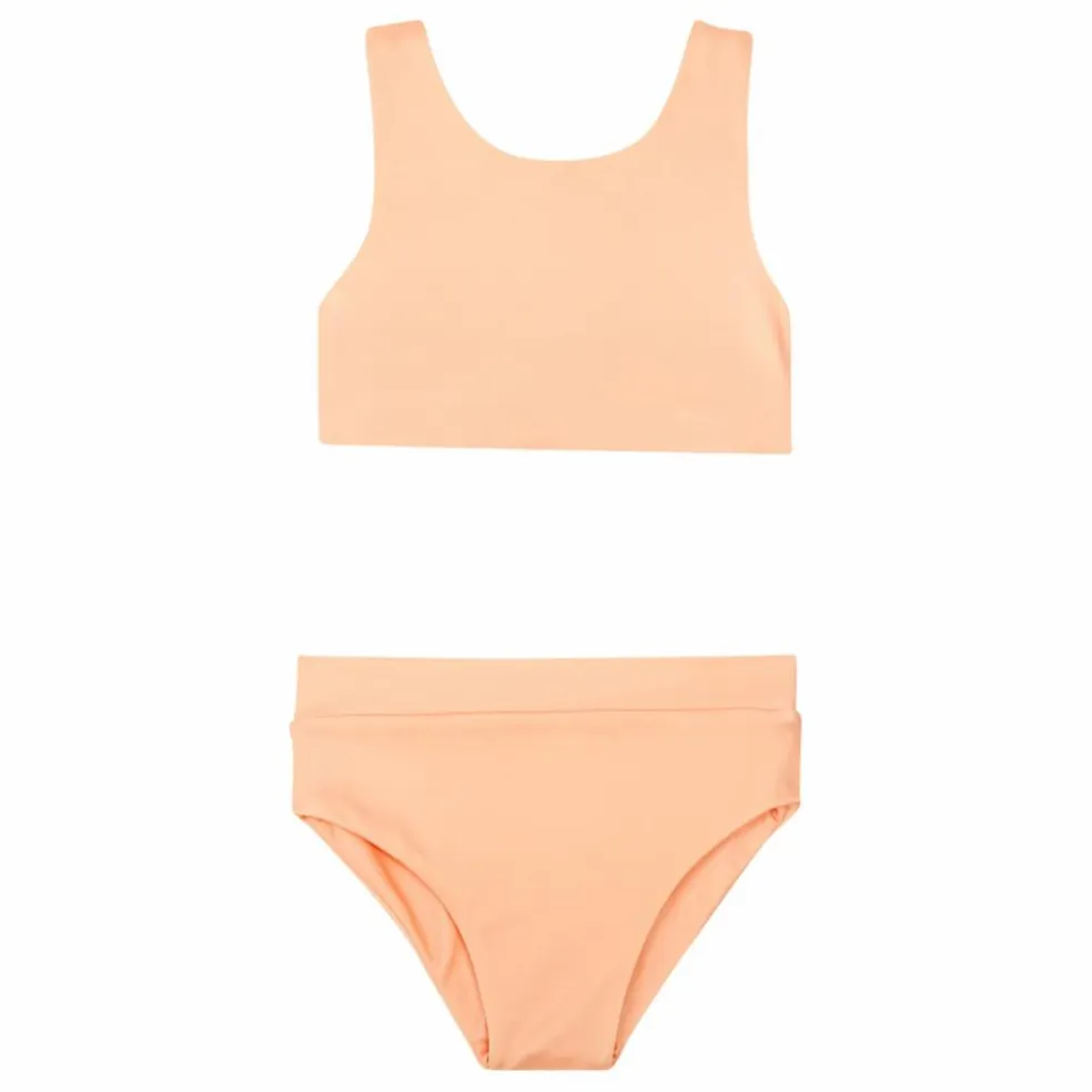 Maillot de Bain 2 pièces Matière Recyclée Arla | Abricot