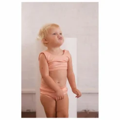 Maillot de Bain 2 pièces Matière Recyclée Arla | Abricot