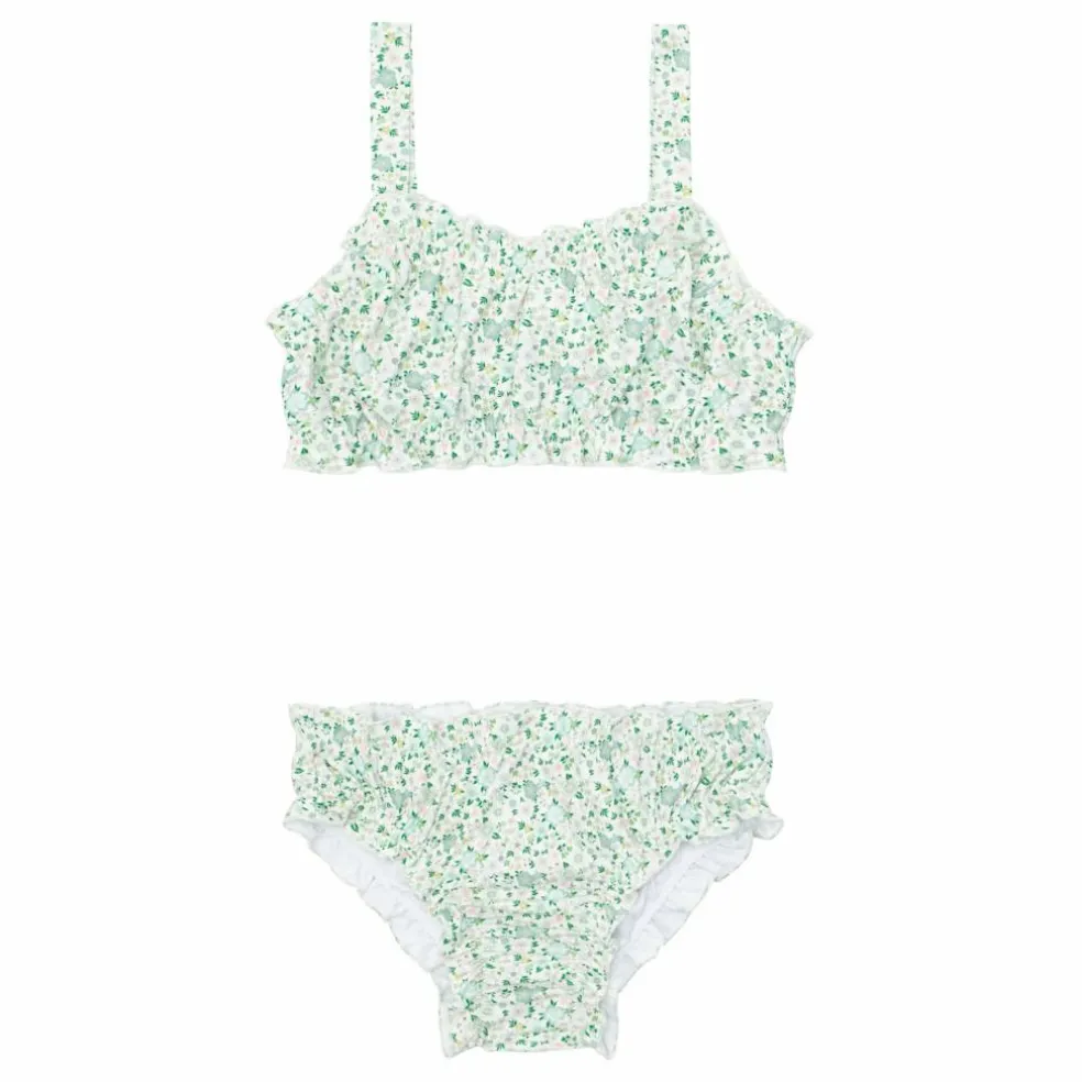 Maillot de Bain 2 Pièces Ruffle | Vert