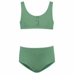 Maillot de Bain 2 Pièces Shimmer Lurex | Vert kaki