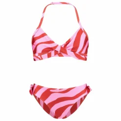 Maillot de Bain 2 Pièces Zebra Fibres Recyclées | Rose