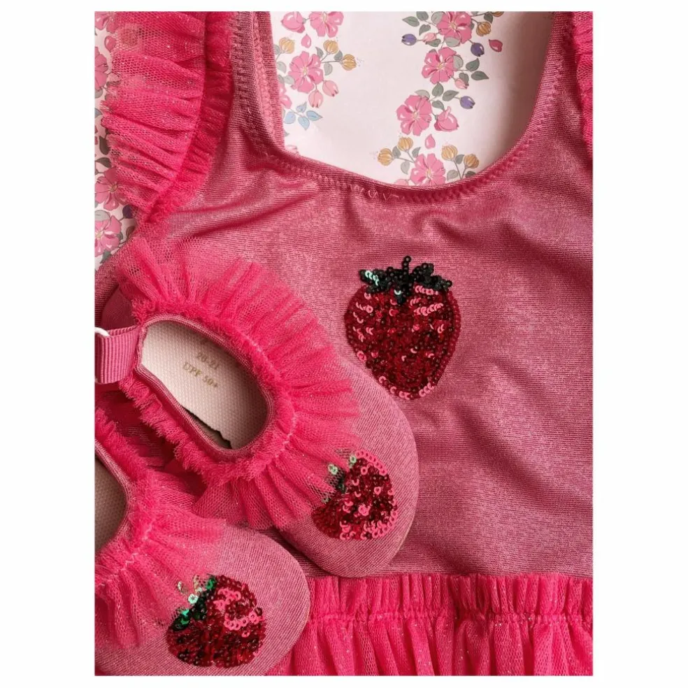 Maillot de Bain Amandine Lurex | Rose