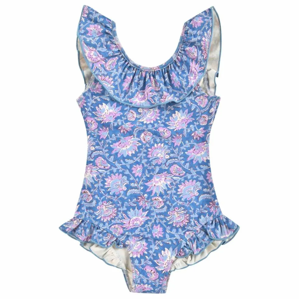 Maillot de Bain Andrea Fibres Recyclées | Bleu