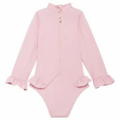 Maillot de Bain Anti-UV Fibres Recyclées | Rose pâle