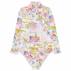 Maillot de Bain Anti-UV Gigi Fibres Recyclées | Rose