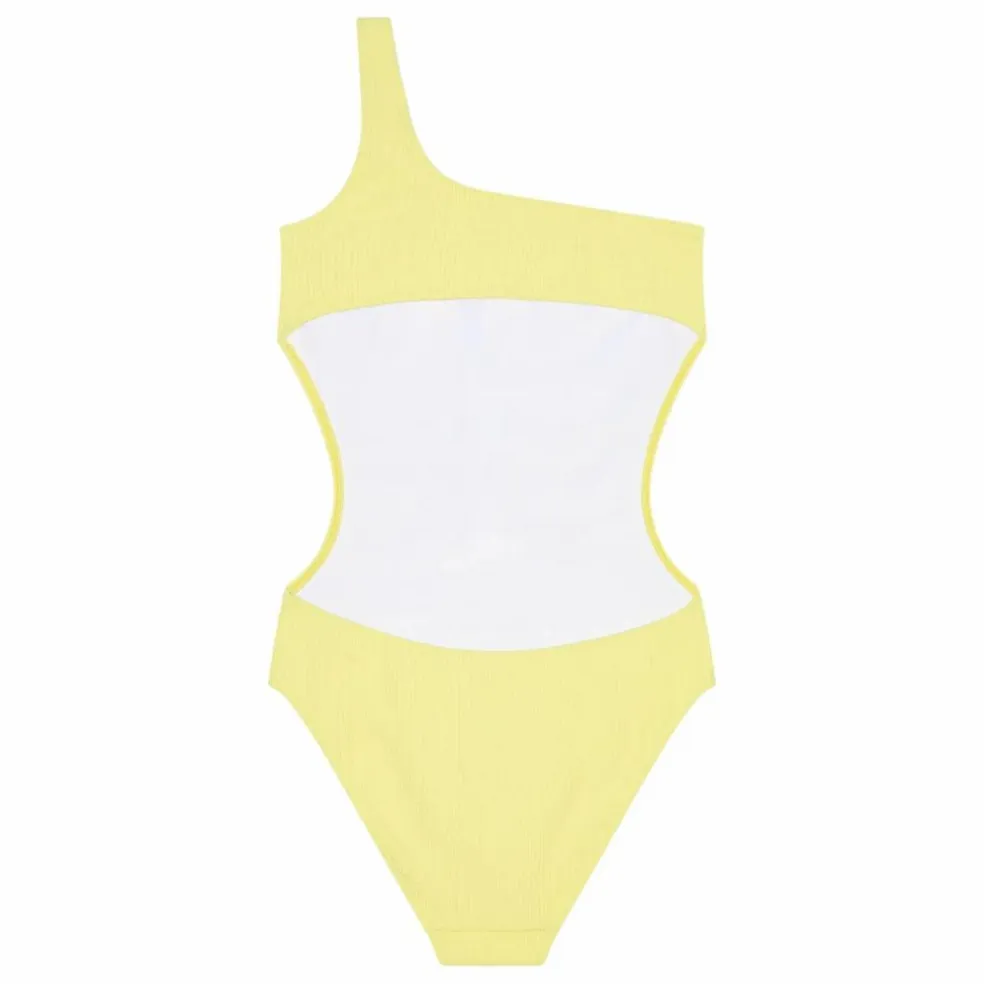 Maillot de Bain Asymétrique Sia | Jaune citron