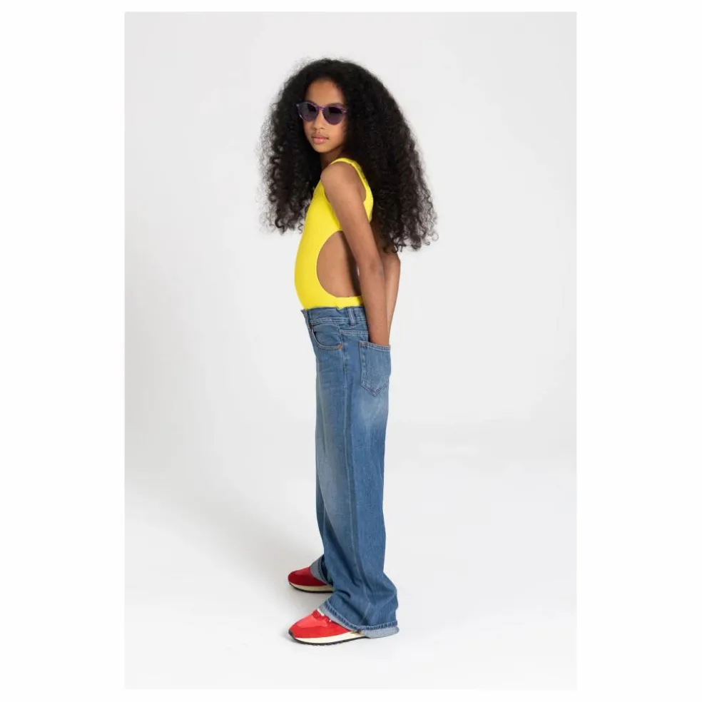 Maillot de Bain Asymétrique Sia | Jaune citron