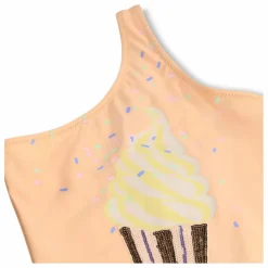Maillot de Bain Asymétrique Nai Glace Fibres Recyclées | Rose pêche