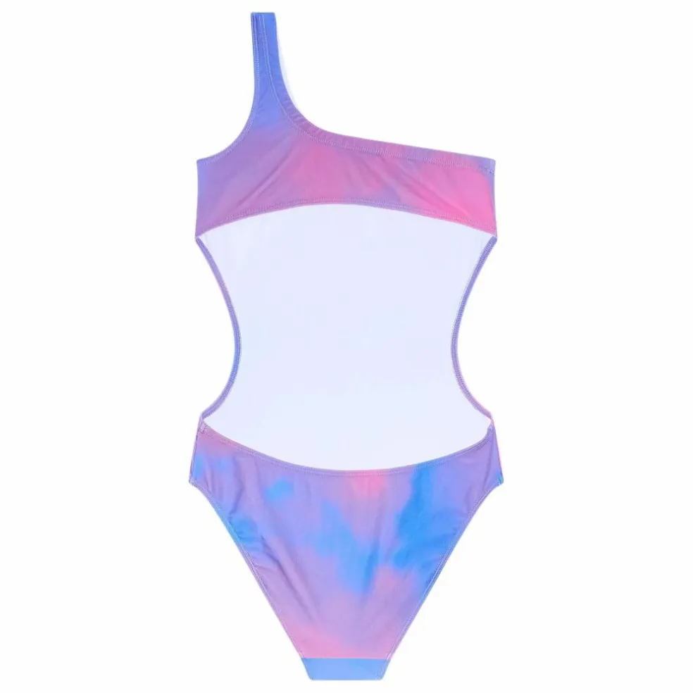 Maillot de Bain Asymétrique Sia | Rose fluo