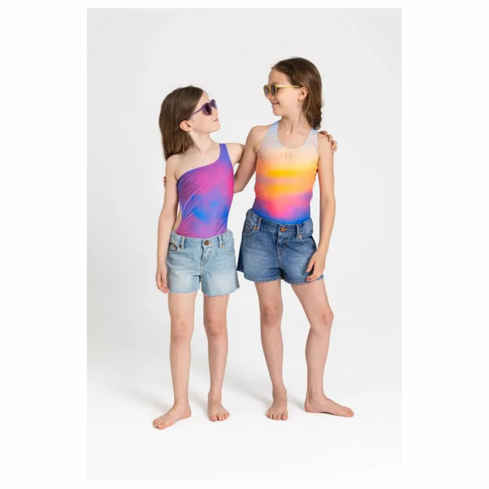 Maillot de Bain Asymétrique Sia | Rose fluo