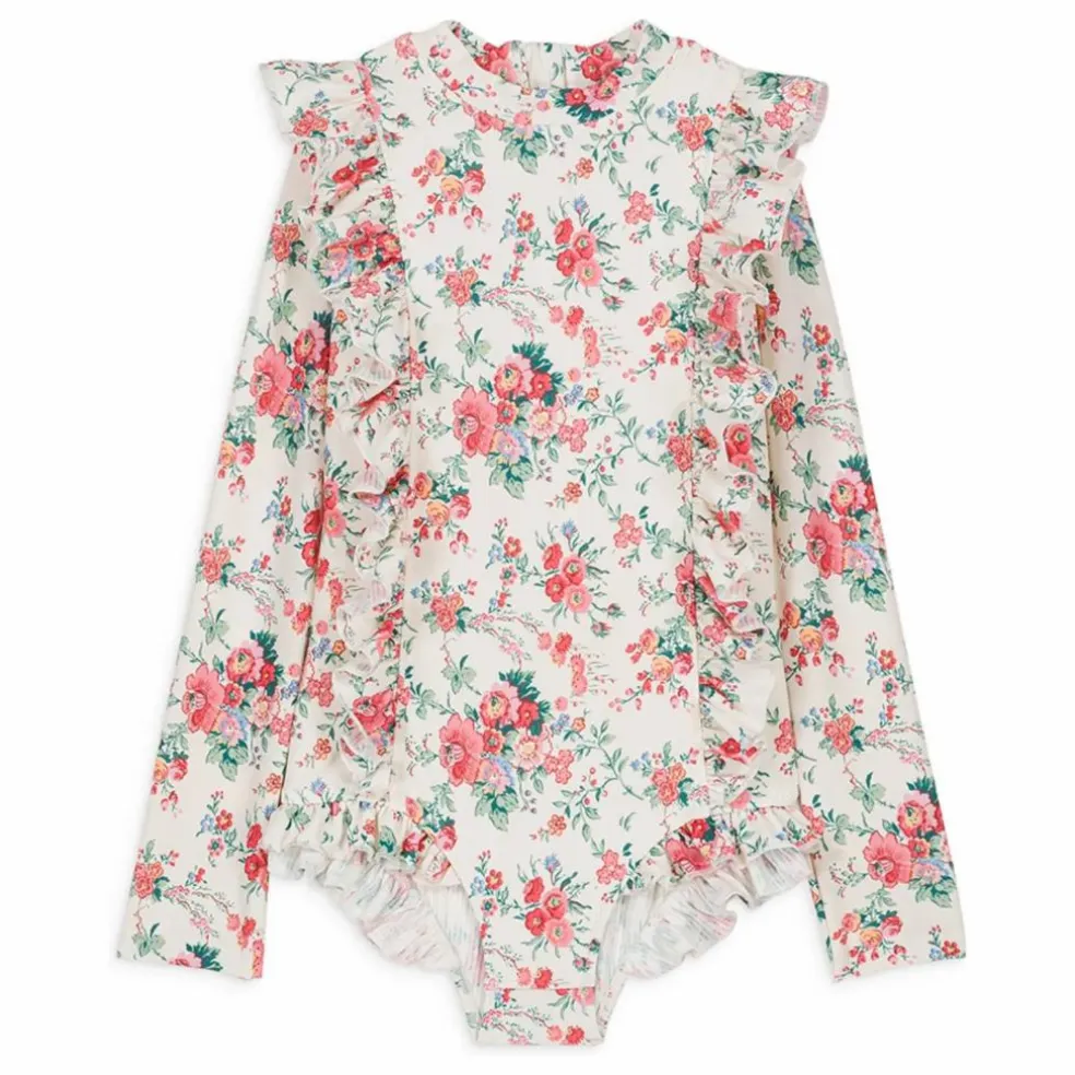 Maillot de Bain Aurélie Fibres Recyclées | Crème