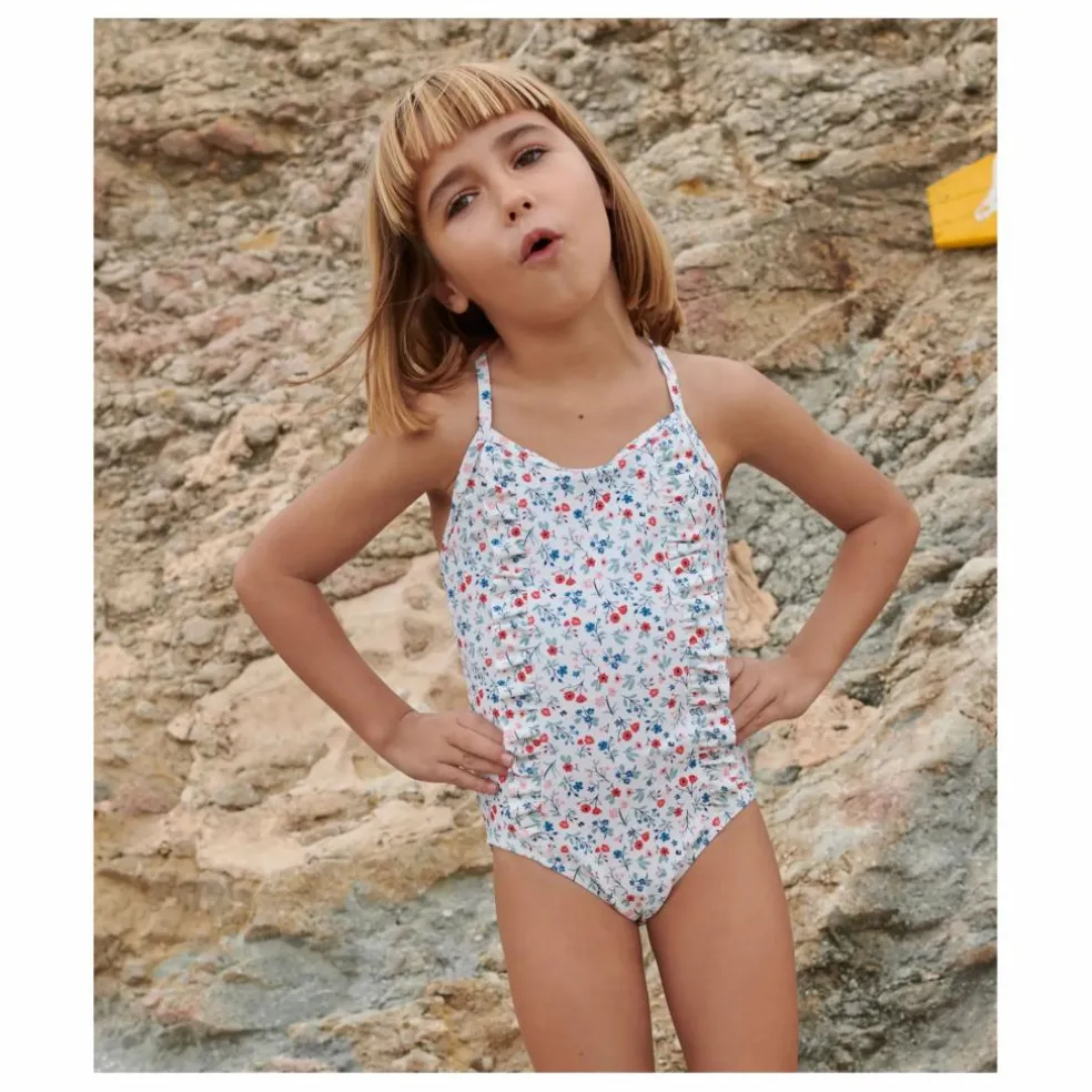 Maillot de Bain Bobinette Fibres Recyclées | Blanc